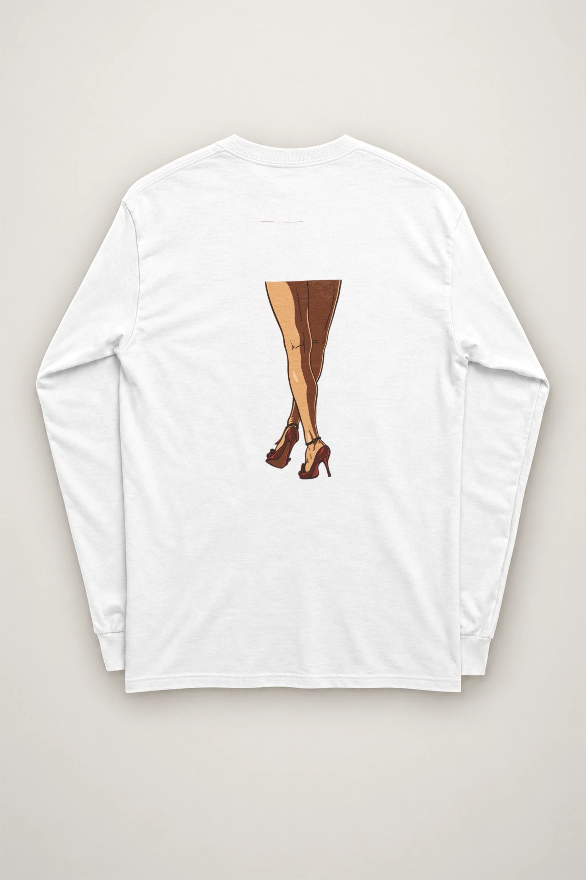 "Red Heel Crossings" Unisex Longsleeve T-shirt