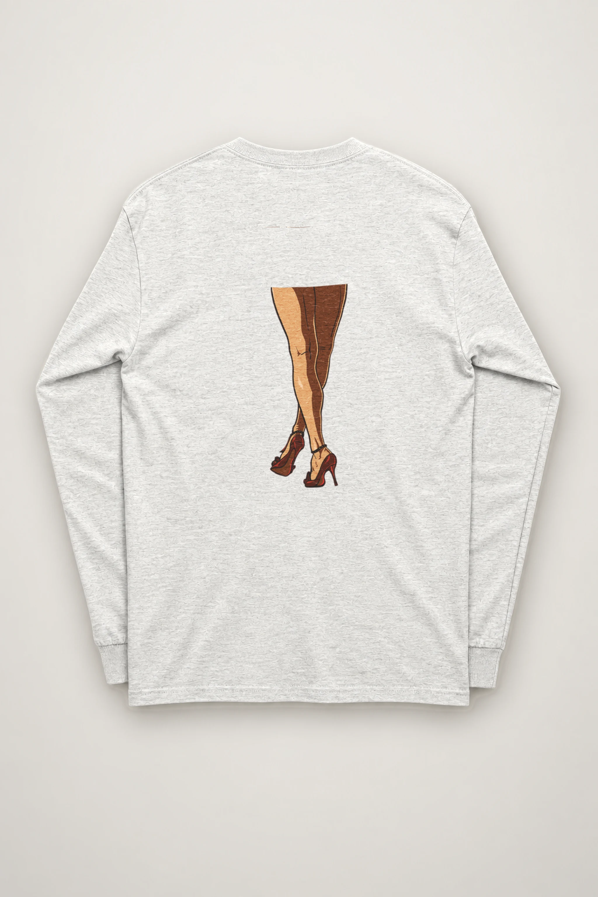 "Red Heel Crossings" Unisex Longsleeve T-shirt