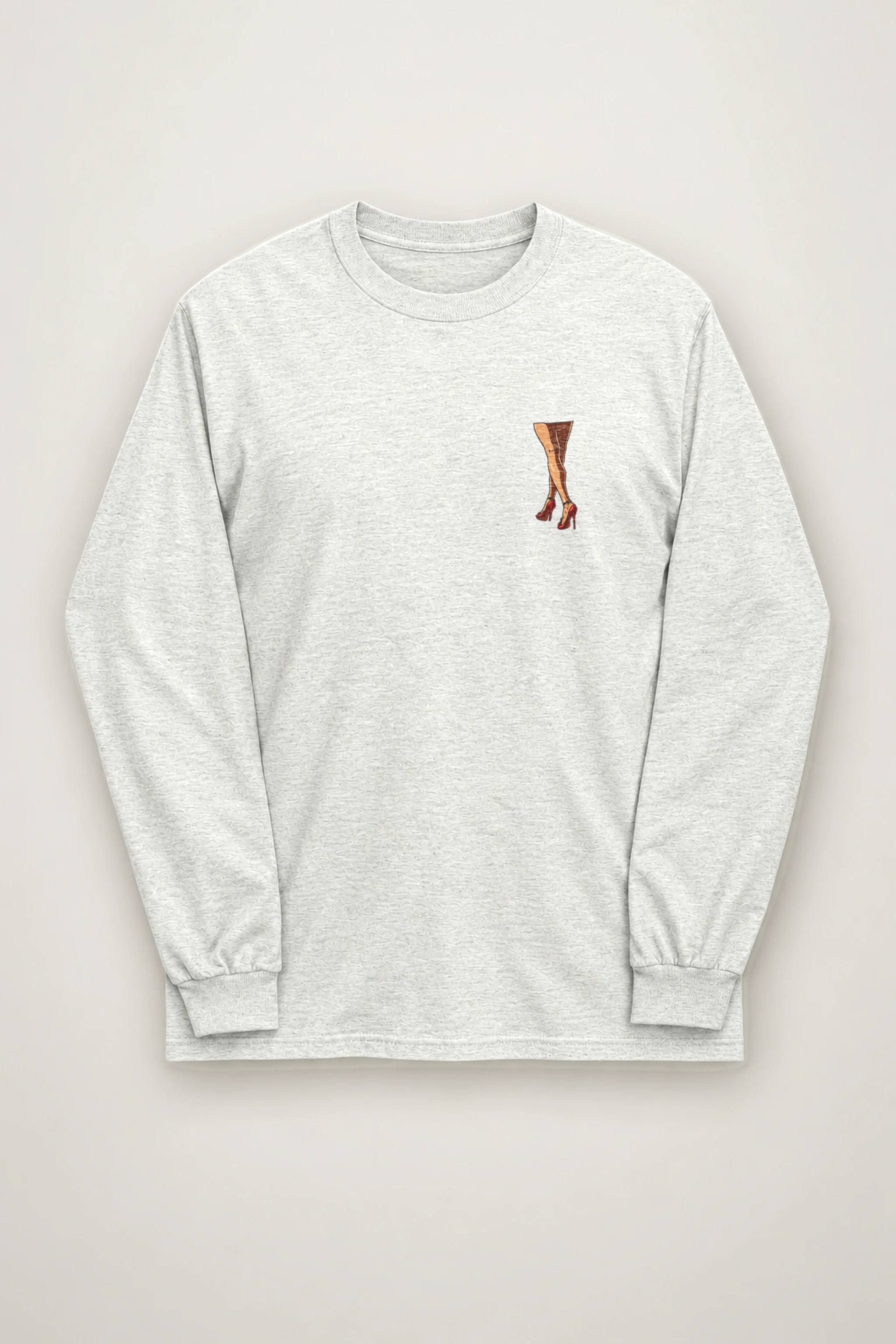 "Red Heel Crossings" Unisex Longsleeve T-shirt