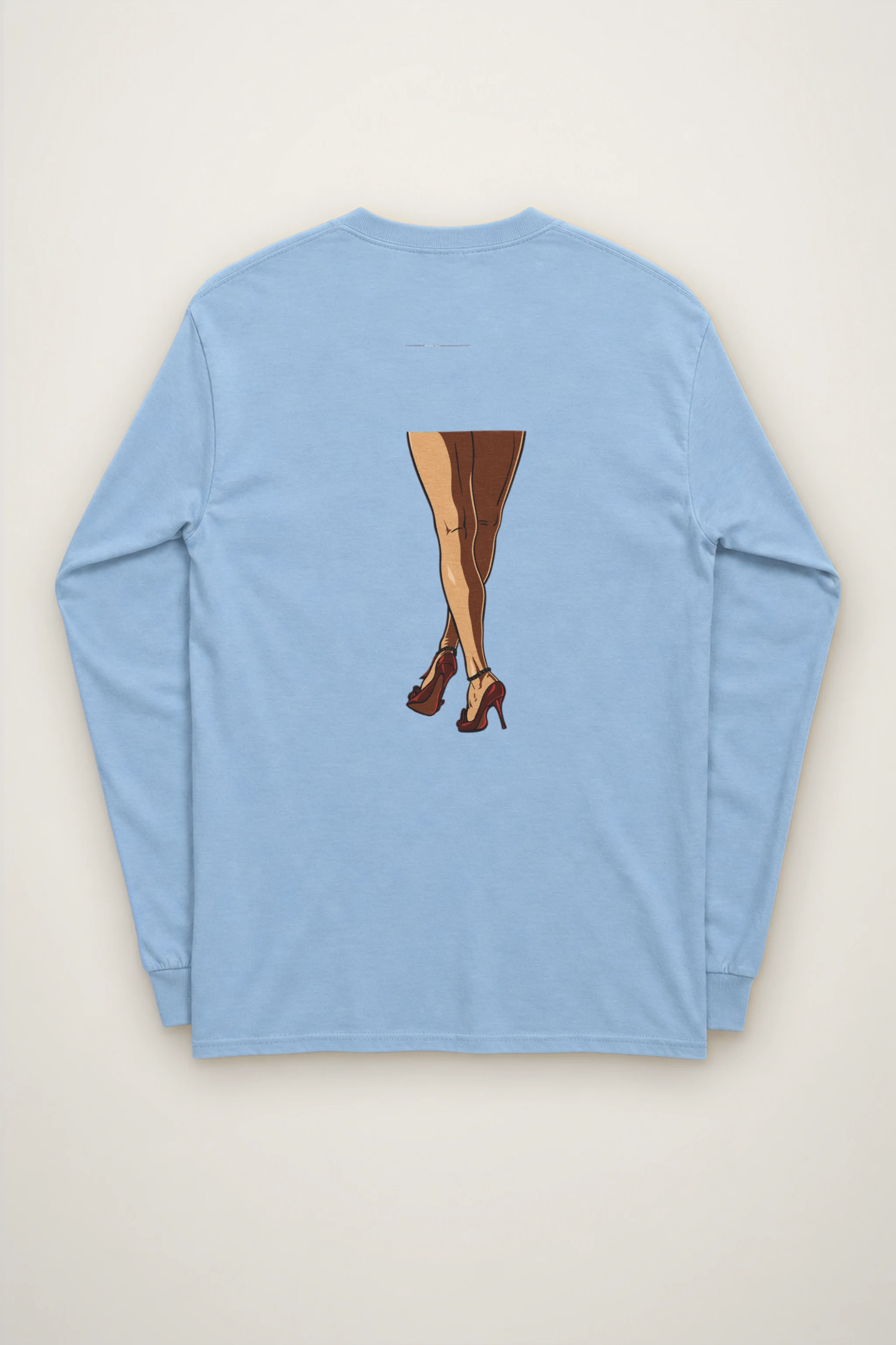 "Red Heel Crossings" Unisex Longsleeve T-shirt