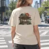 "Red Moon Pavilion" Heavyweight Unisex Crewneck T-shirt | Gildan 5000
