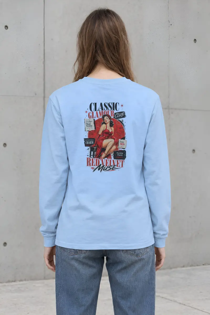 "Red Velvet Muse" Unisex Longsleeve T-shirt
