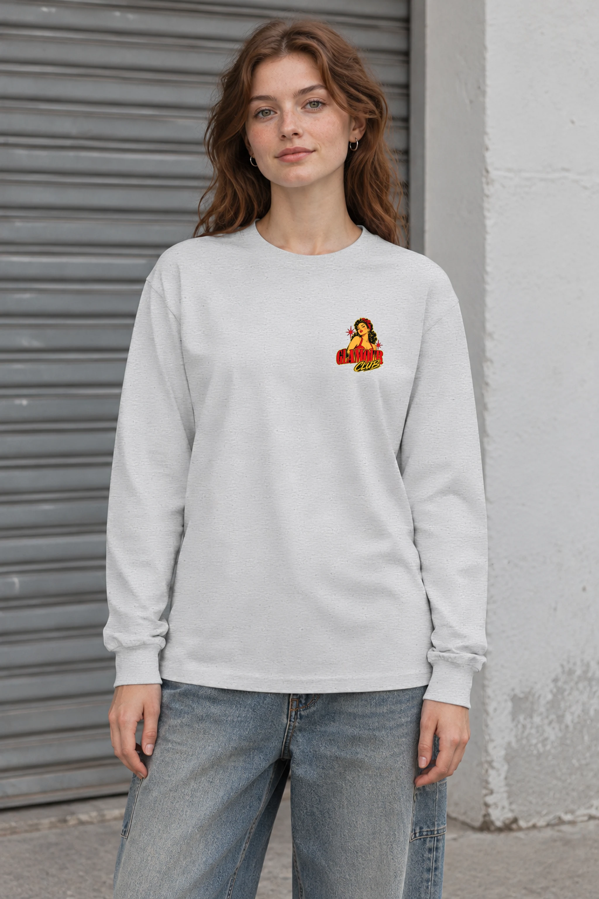 "Red Velvet Muse" Unisex Longsleeve T-shirt
