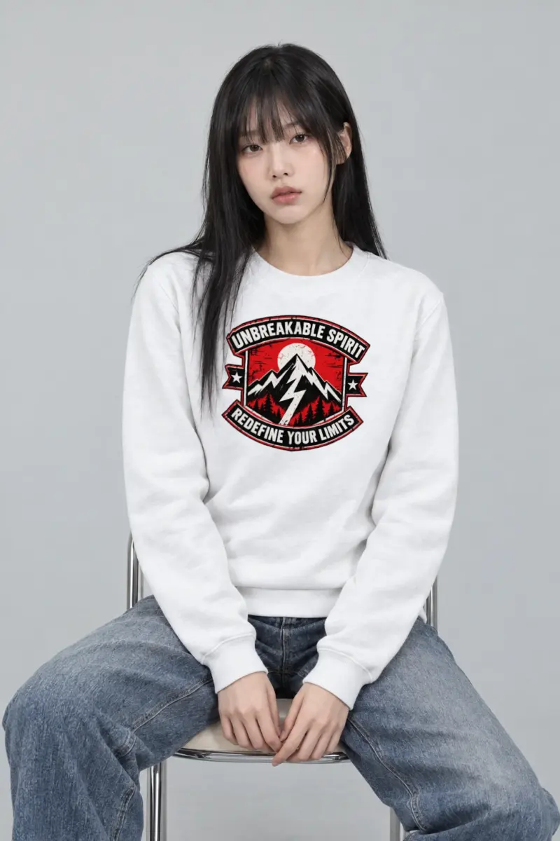 "Redefine Your Limits" Heavy Blend Unisex Crewneck Sweatshirt