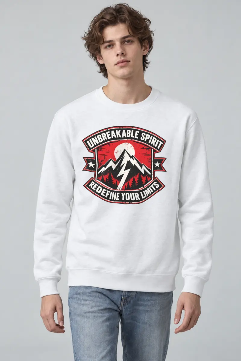 "Redefine Your Limits" Heavy Blend Unisex Crewneck Sweatshirt