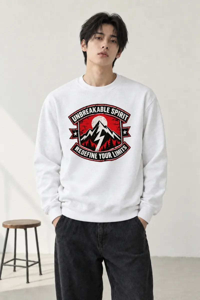 "Redefine Your Limits" Heavy Blend Unisex Crewneck Sweatshirt | Gildan 18000