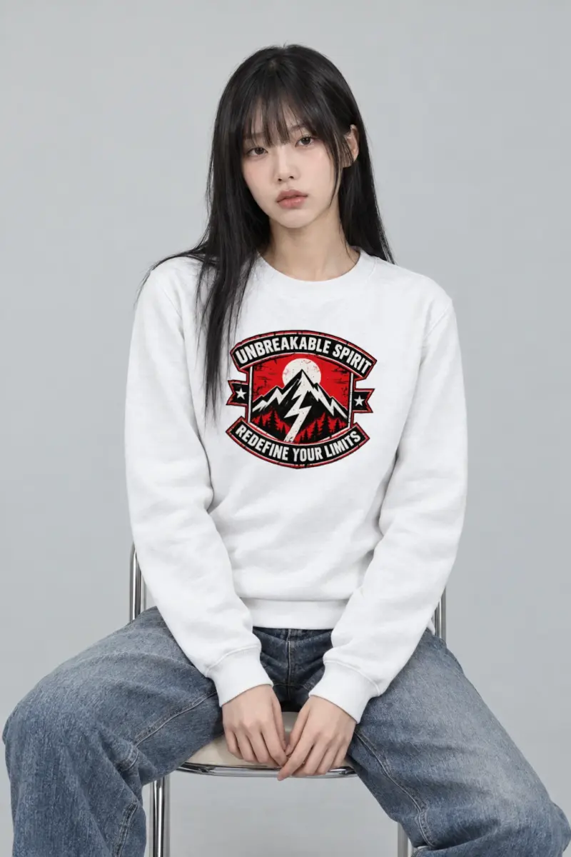"Redefine Your Limits" Heavy Blend Unisex Crewneck Sweatshirt