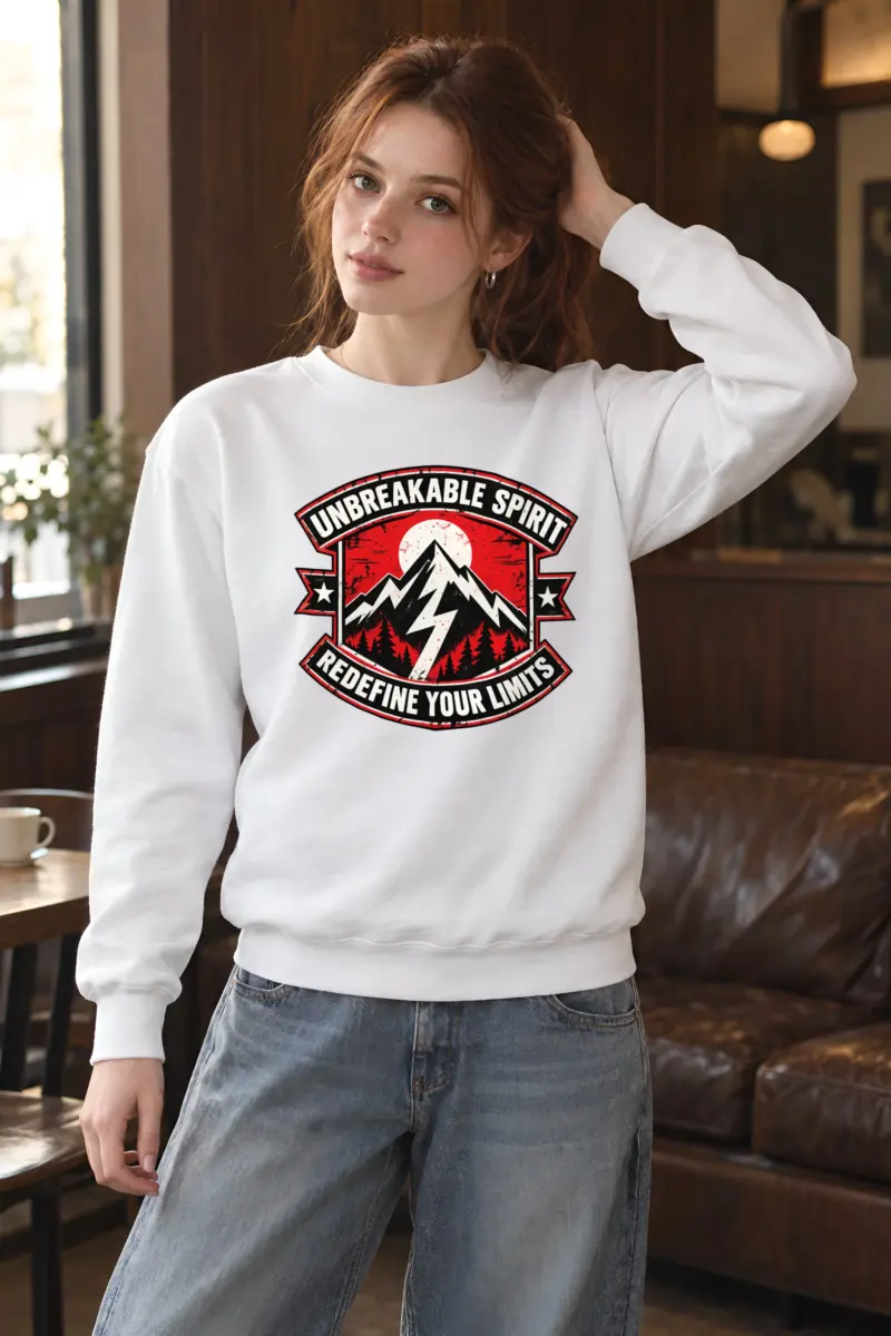 "Redefine Your Limits" Heavy Blend Unisex Crewneck Sweatshirt