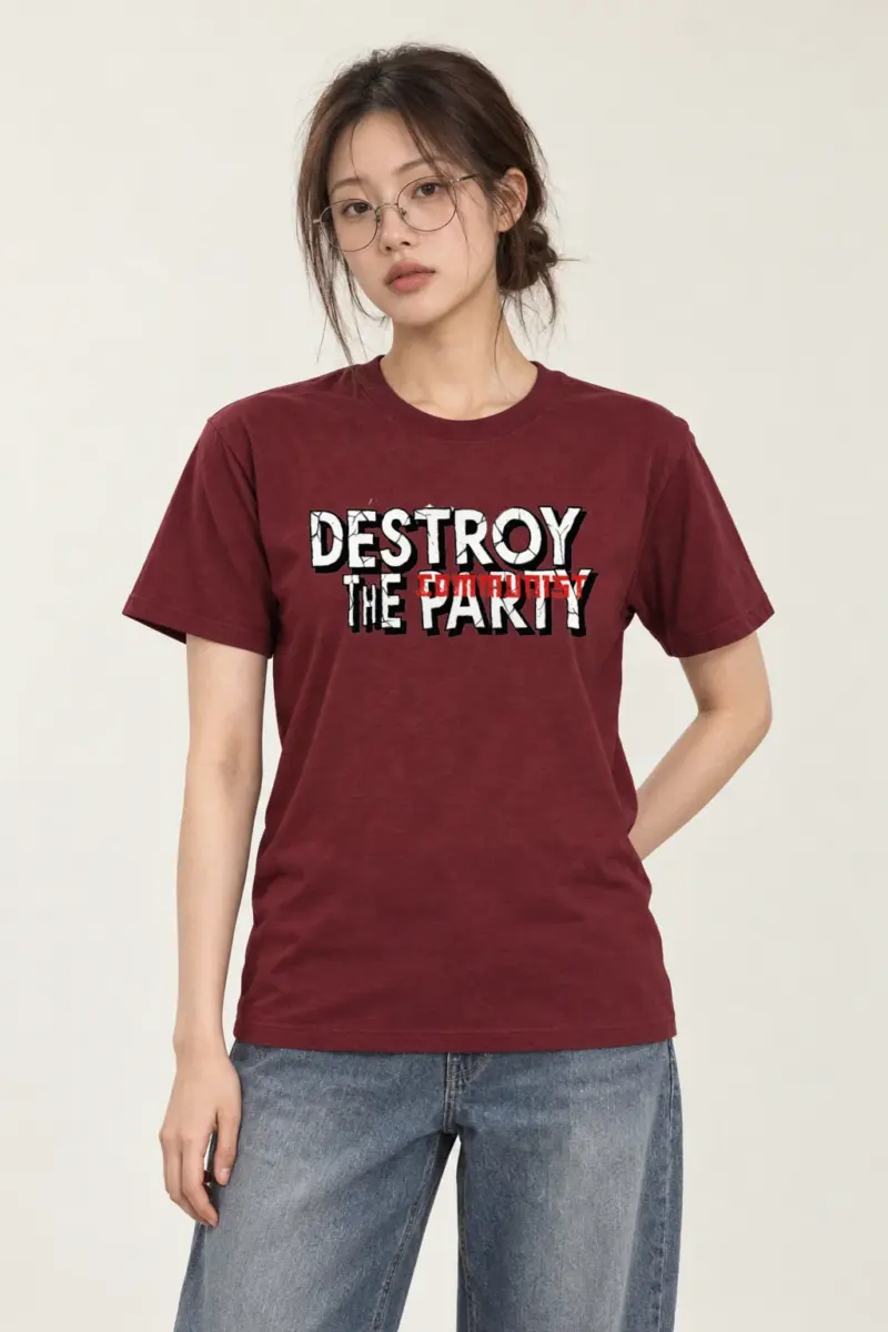 "Redline Resistance" Heavyweight Unisex Crewneck T-shirt | Gildan 5000