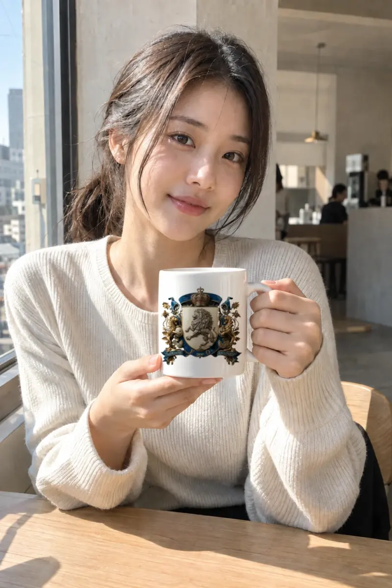 “Regal Lion Crest” 11oz Ceramic Mug