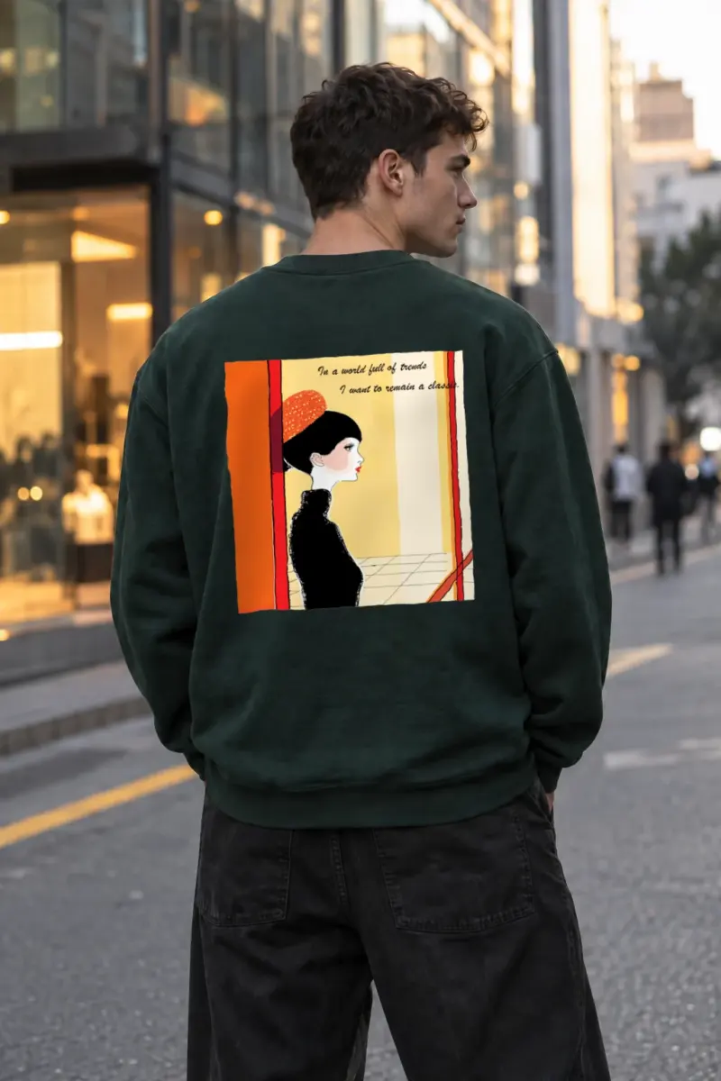 "Remain A Classic" Heavy Blend Unisex Crewneck Sweatshirt | Gildan 18000