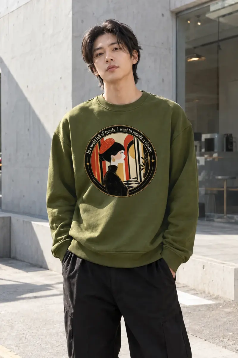"Remain A Classic" Heavy Blend Unisex Crewneck Sweatshirt | Gildan 18000