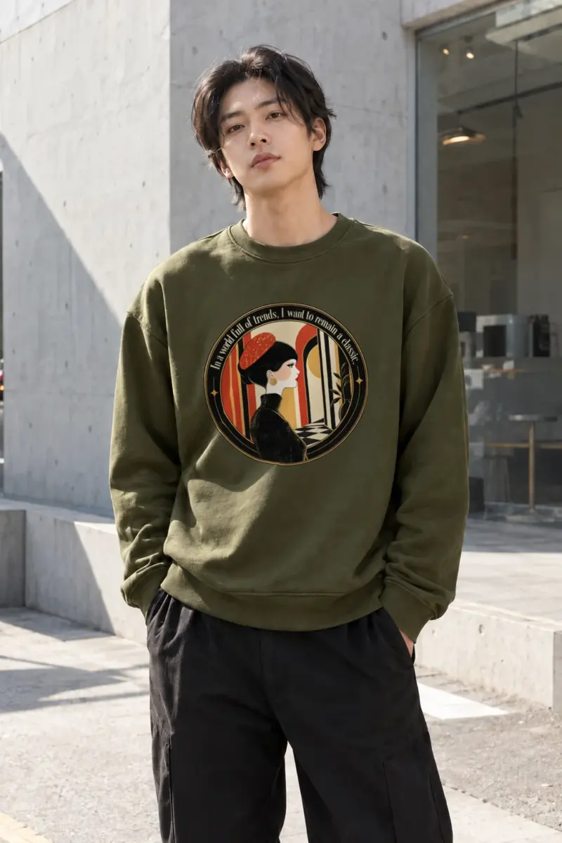 "Remain A Classic" Heavy Blend Unisex Crewneck Sweatshirt | Gildan 18000
