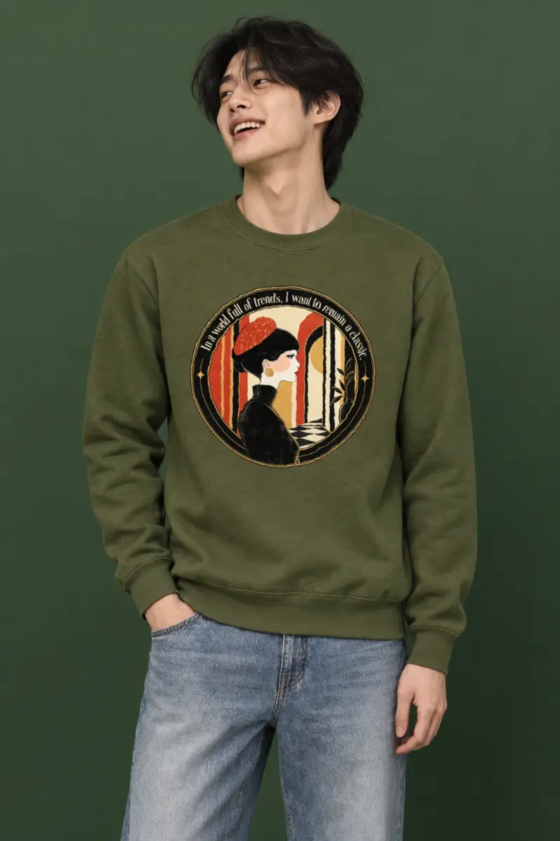 "Remain A Classic" Heavy Blend Unisex Crewneck Sweatshirt