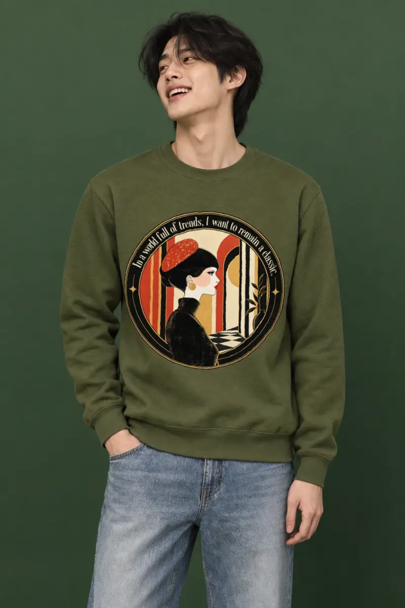 "Remain A Classic" Heavy Blend Unisex Crewneck Sweatshirt