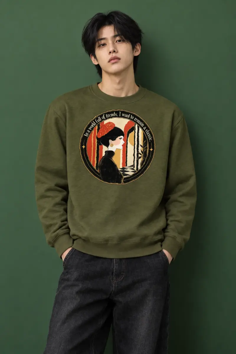 "Remain A Classic" Heavy Blend Unisex Crewneck Sweatshirt | Gildan 18000