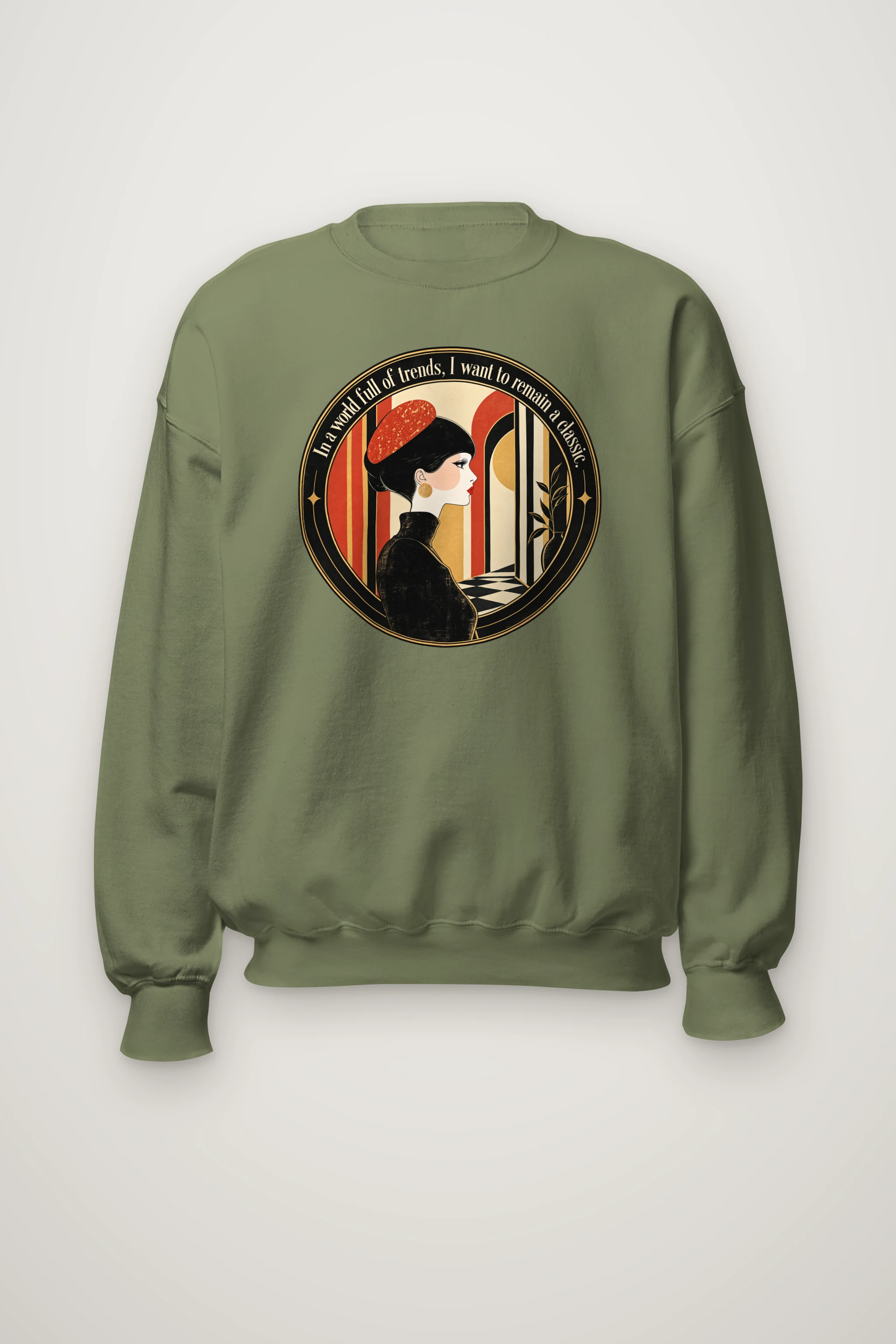 "Remain A Classic" Heavy Blend Unisex Crewneck Sweatshirt
