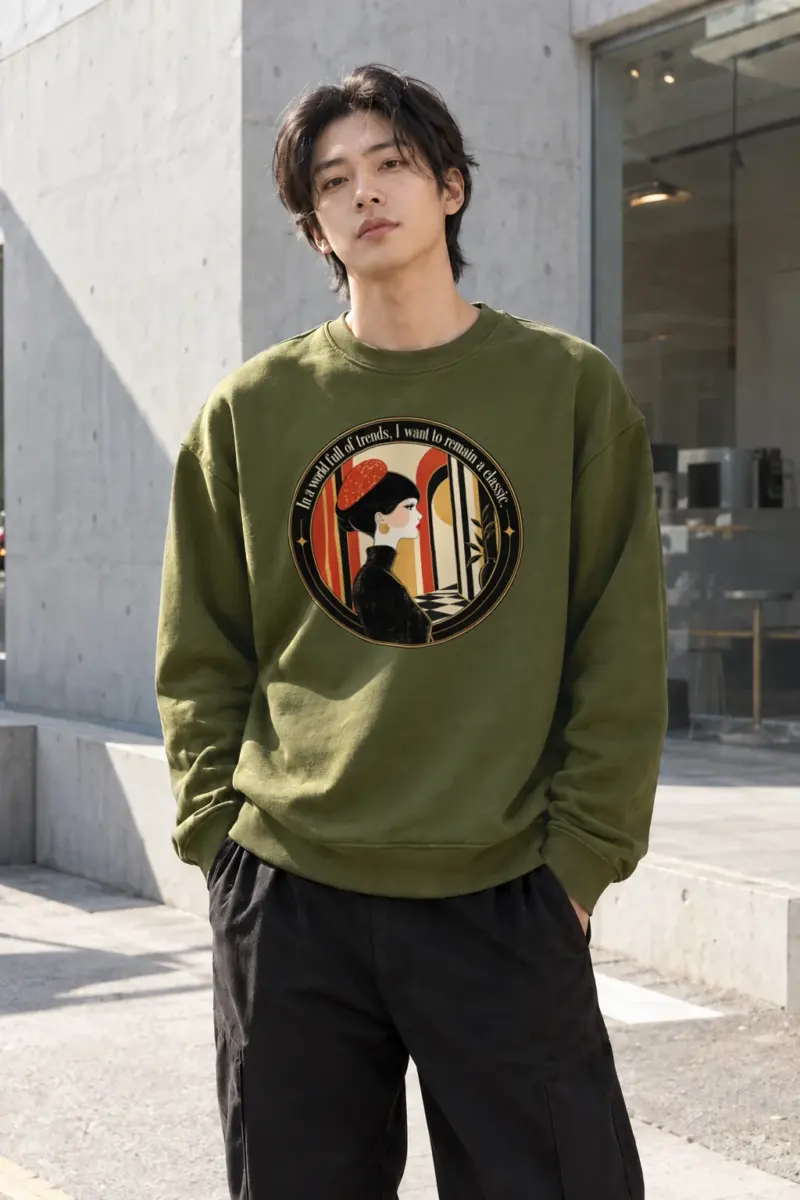"Remain A Classic" Heavy Blend Unisex Crewneck Sweatshirt | Gildan 18000