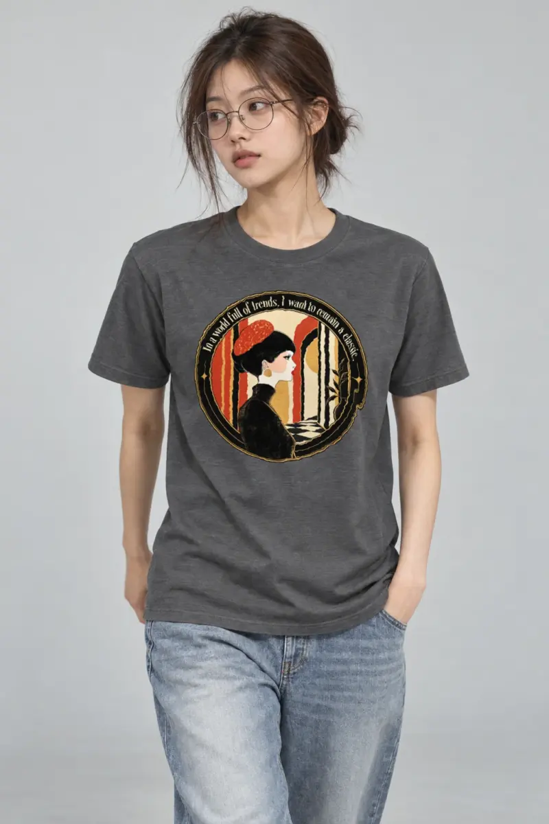 "Remain A Classic" Heavyweight Unisex Crewneck T-shirt