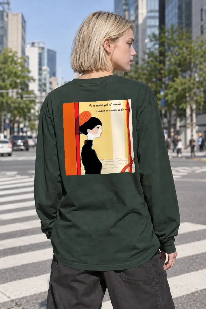 "Remain A Classic" Unisex Longsleeve T-shirt | Gildan 2400