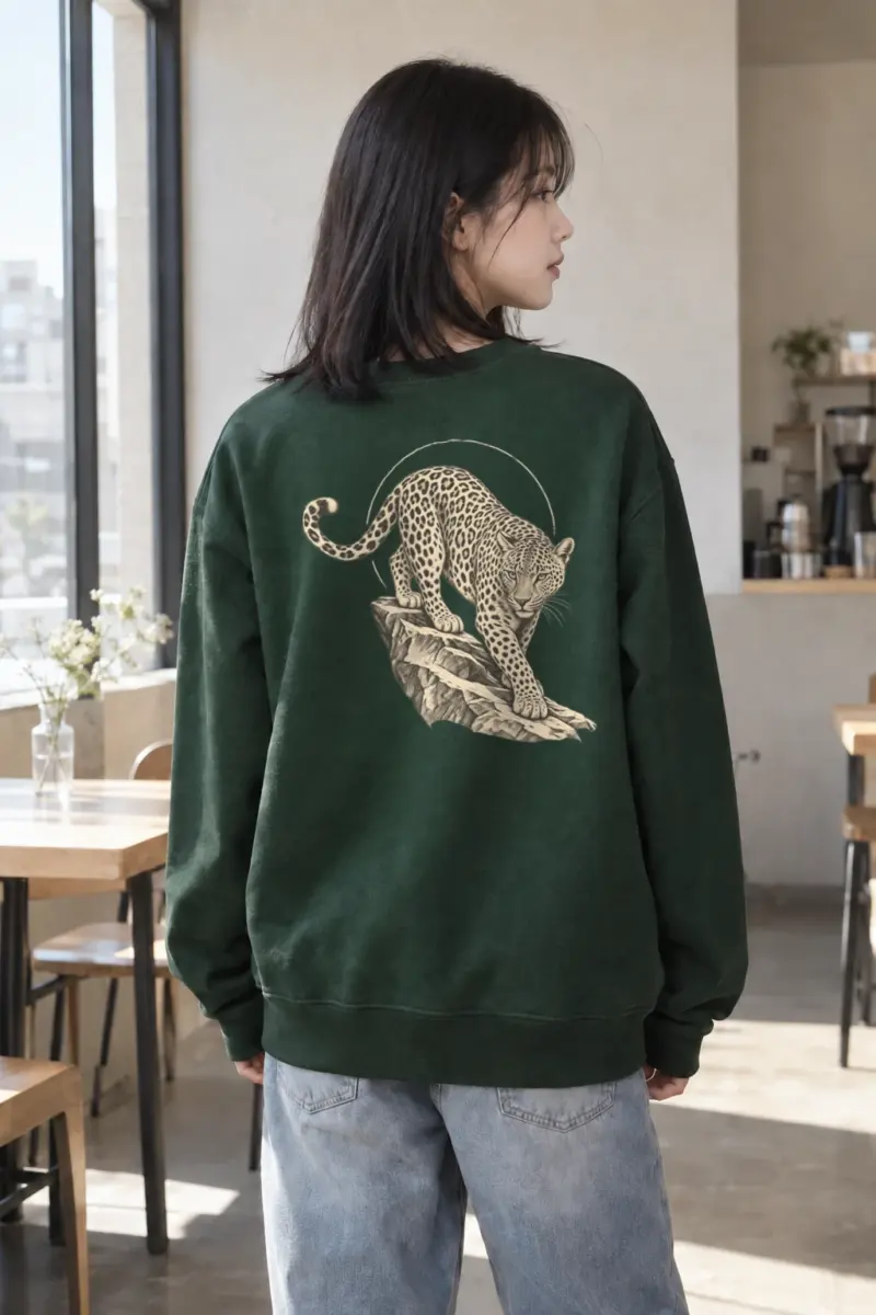 "Reserve Leopard" Heavy Blend Unisex Crewneck Sweatshirt | Gildan 18000