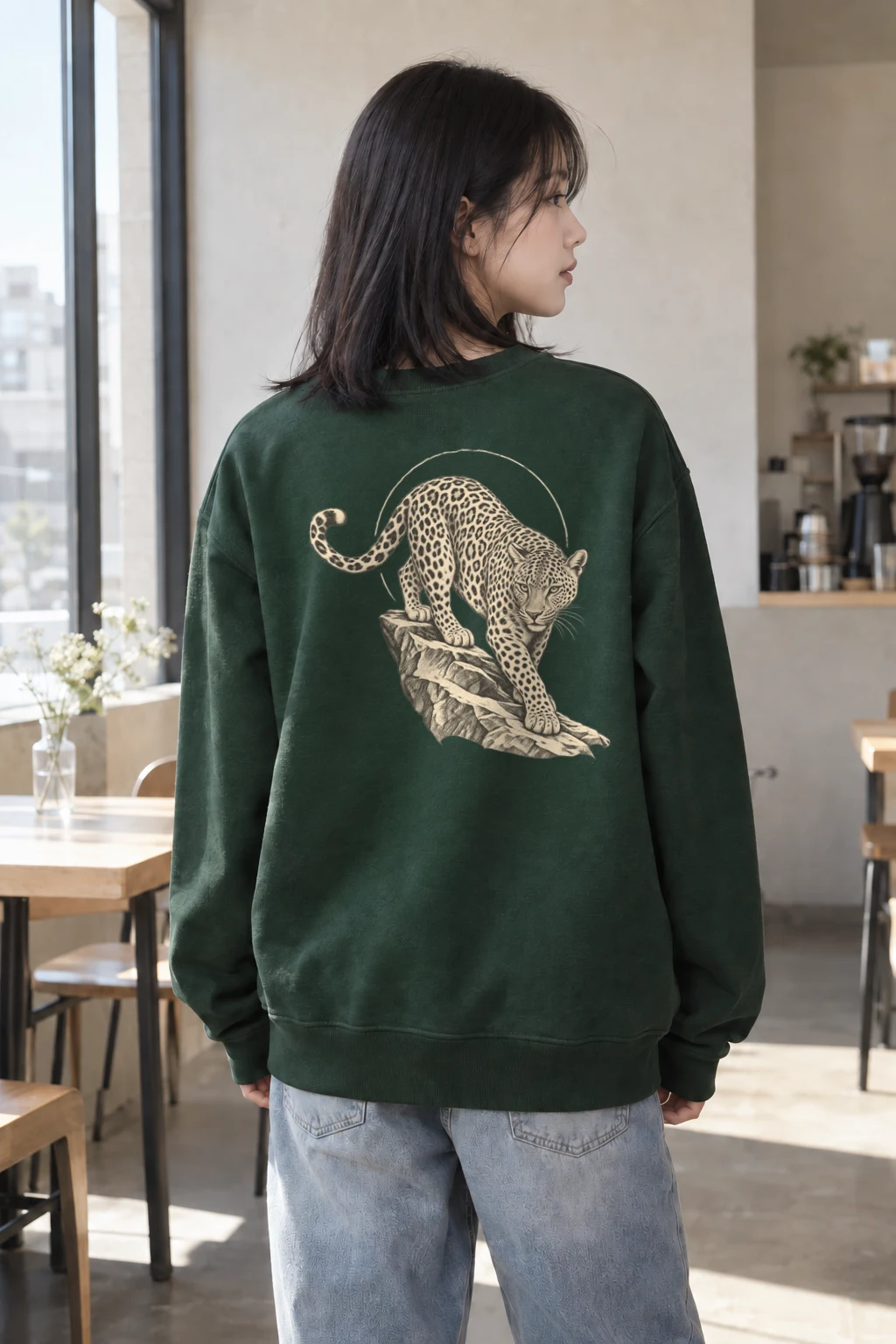 "Reserve Leopard" Heavy Blend Unisex Crewneck Sweatshirt | Gildan 18000