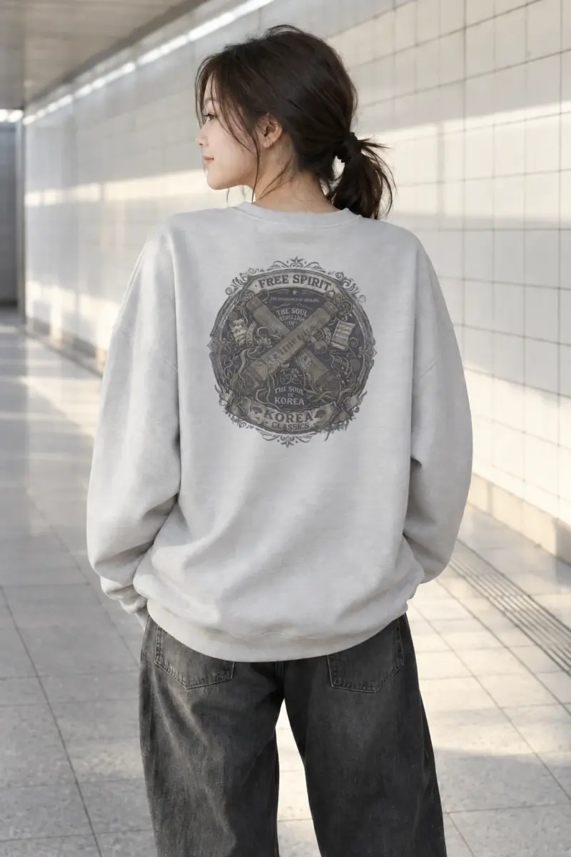 "Resonance of Arirang" Heavy Blend Unisex Crewneck Sweatshirt | Gildan 18000