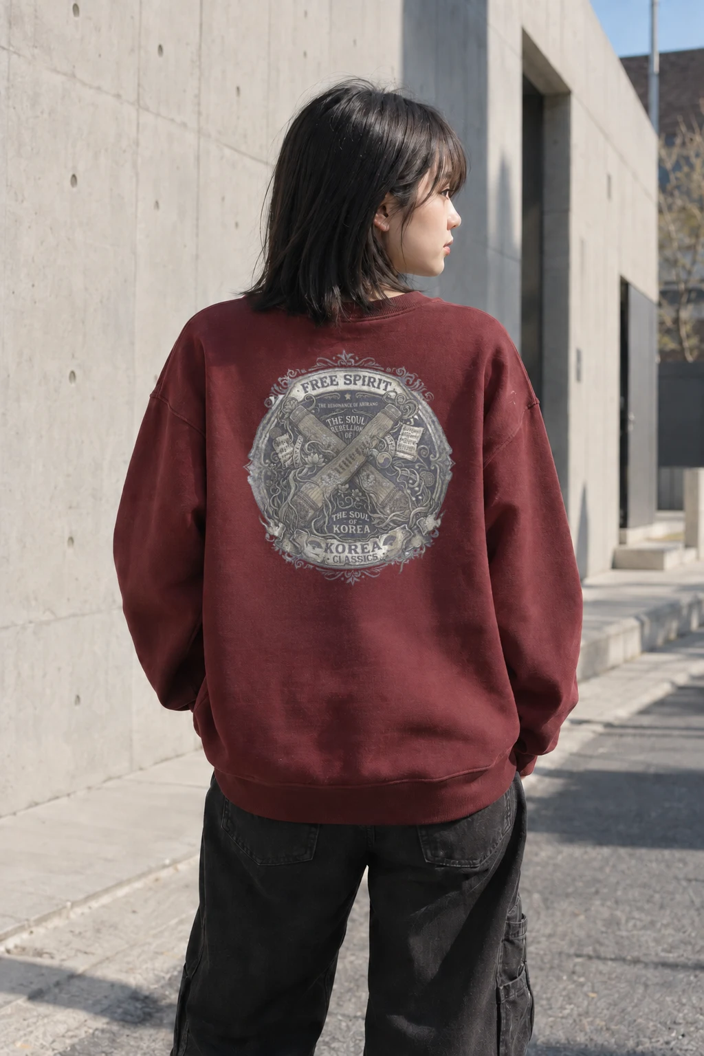 "Resonance of Arirang" Heavy Blend Unisex Crewneck Sweatshirt | Gildan 18000