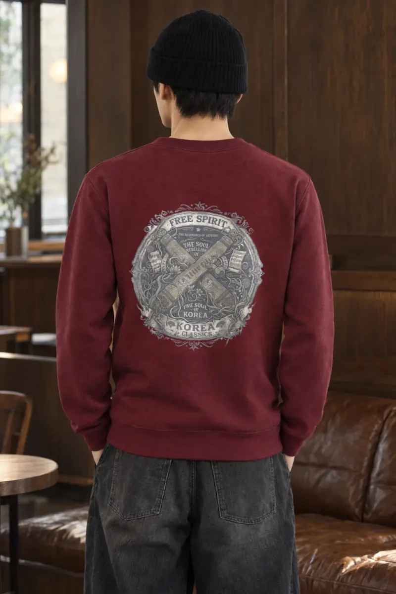 "Resonance of Arirang" Heavy Blend Unisex Crewneck Sweatshirt