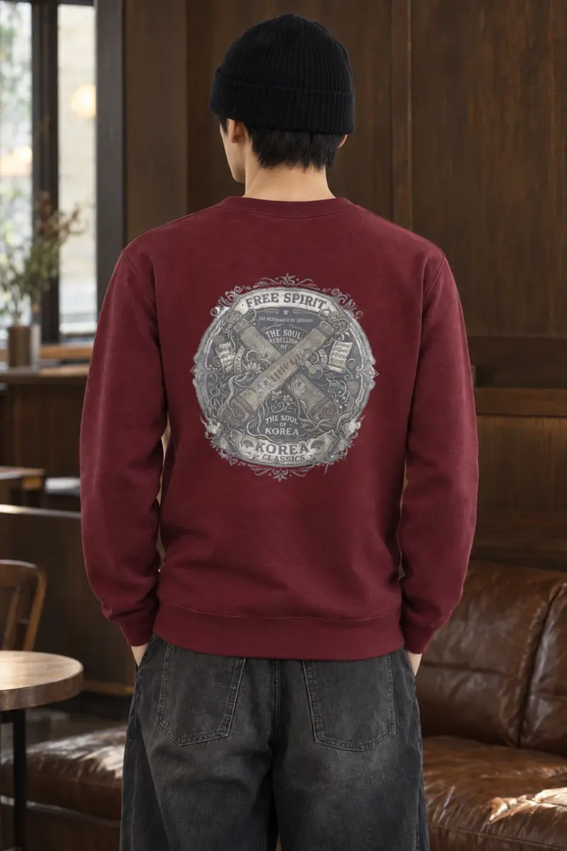 "Resonance of Arirang" Heavy Blend Unisex Crewneck Sweatshirt
