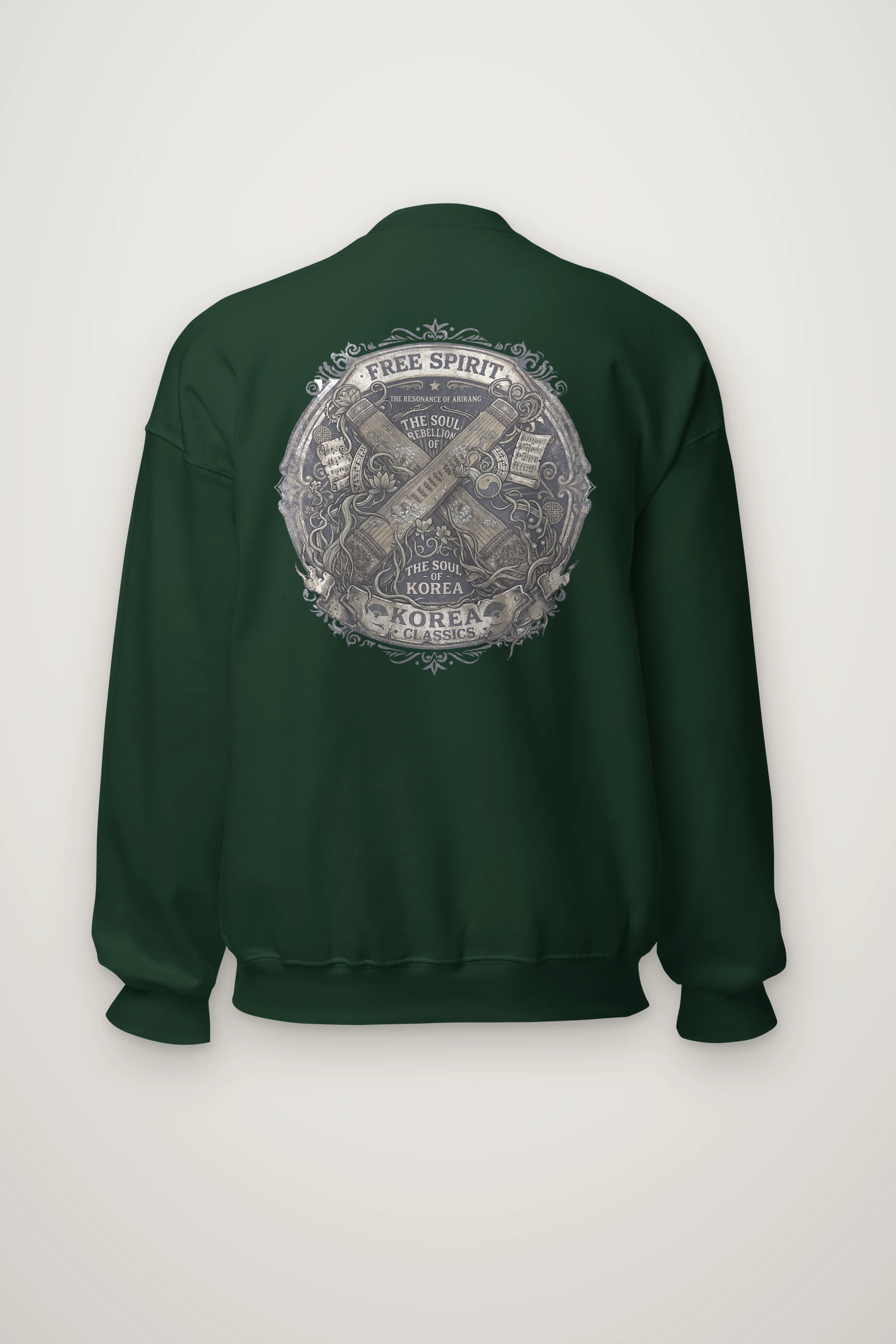 "Resonance of Arirang" Heavy Blend Unisex Crewneck Sweatshirt