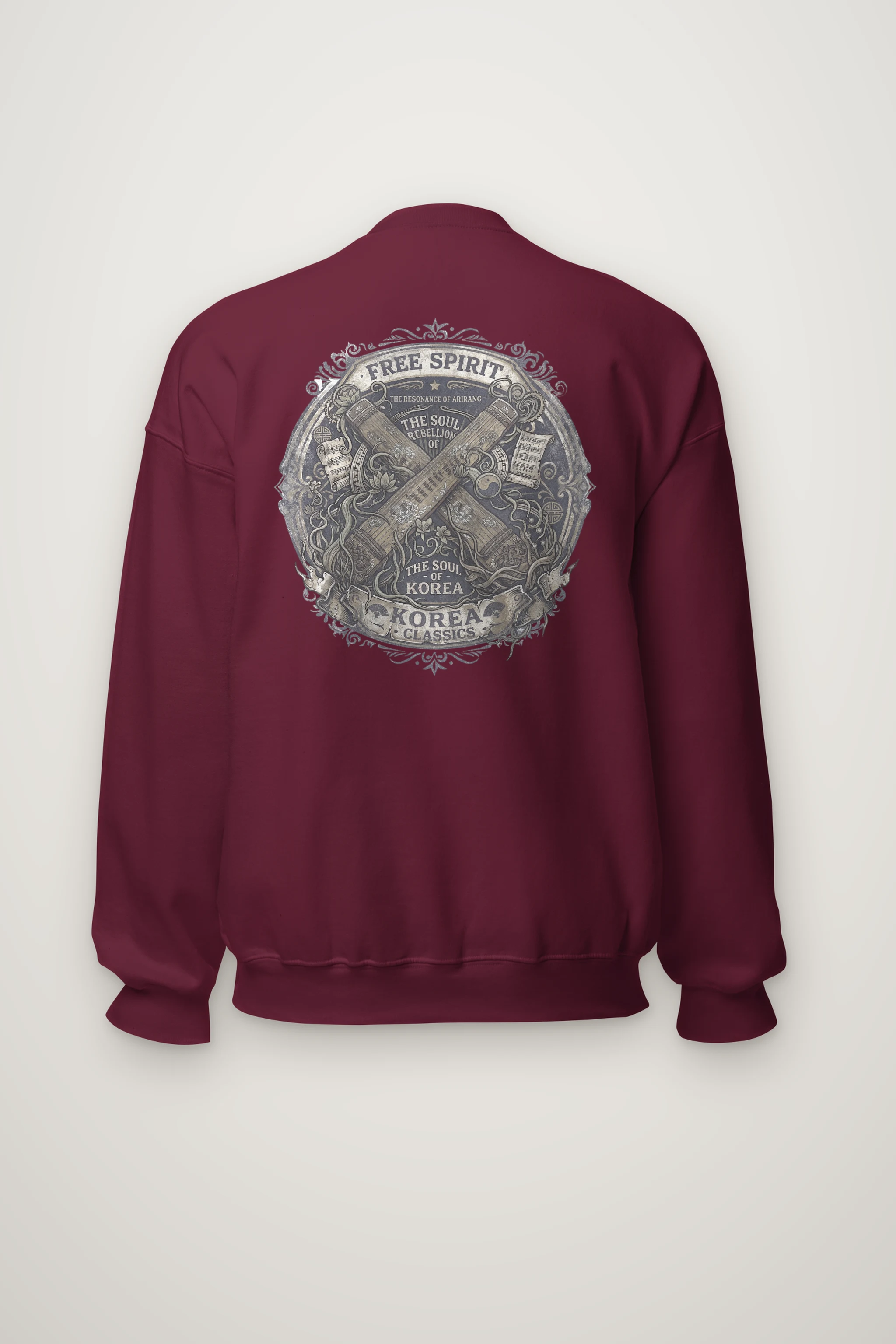 "Resonance of Arirang" Heavy Blend Unisex Crewneck Sweatshirt