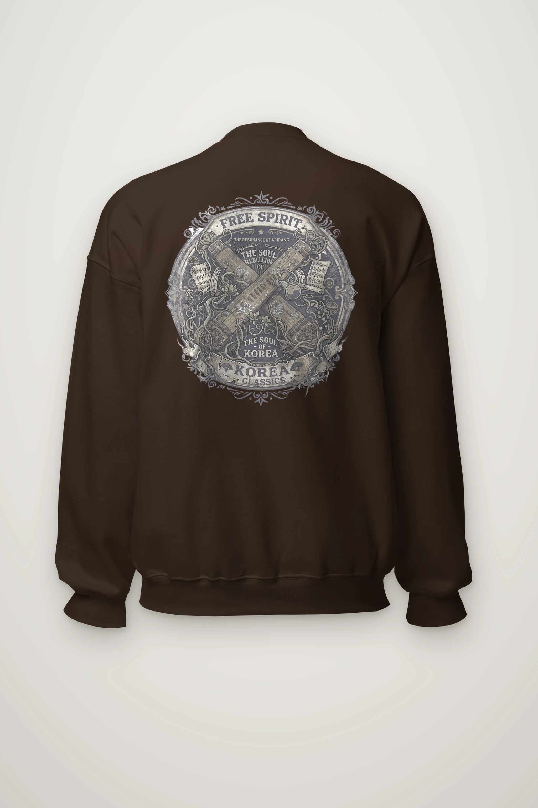 "Resonance of Arirang" Heavy Blend Unisex Crewneck Sweatshirt