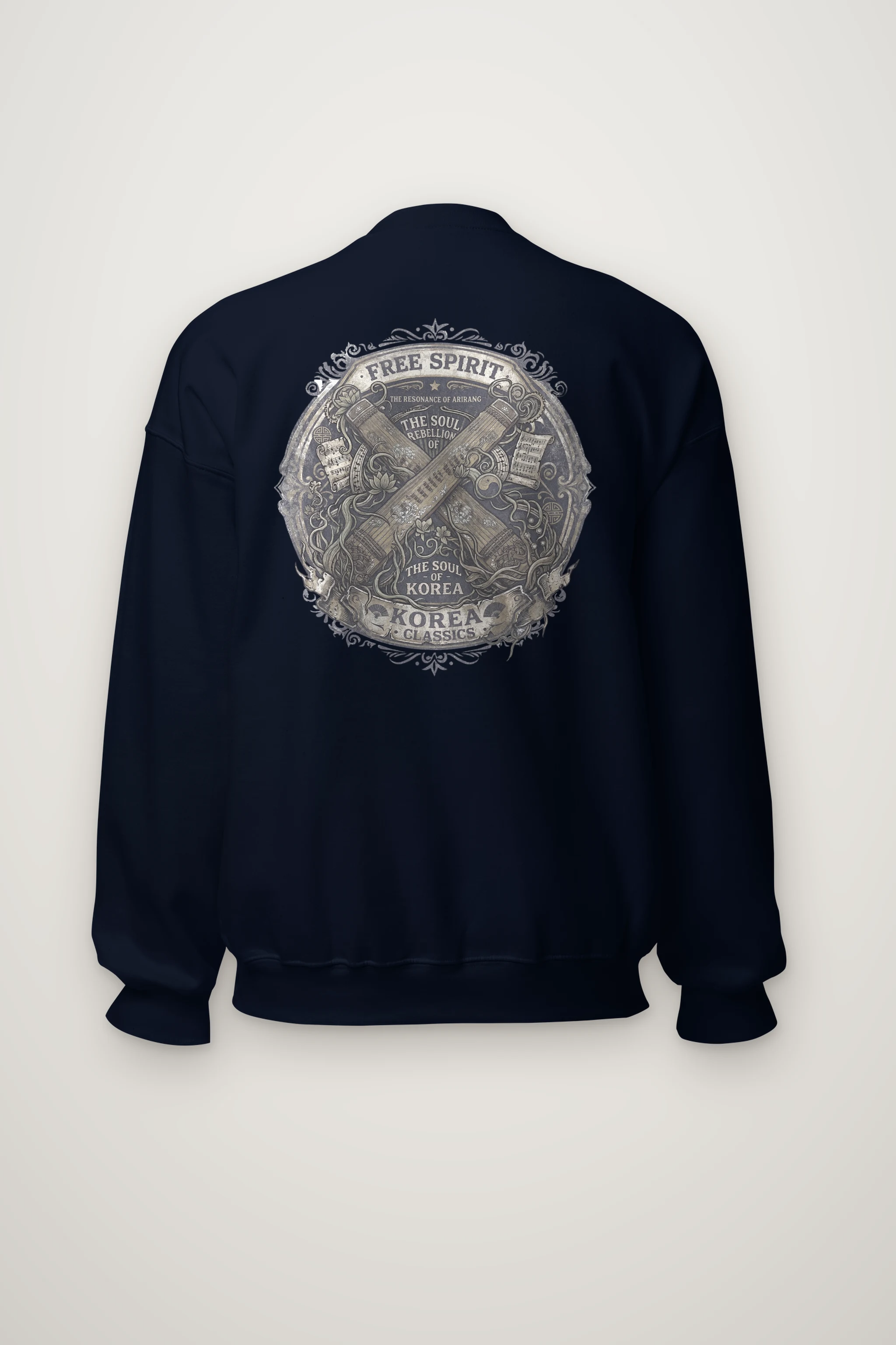 "Resonance of Arirang" Heavy Blend Unisex Crewneck Sweatshirt