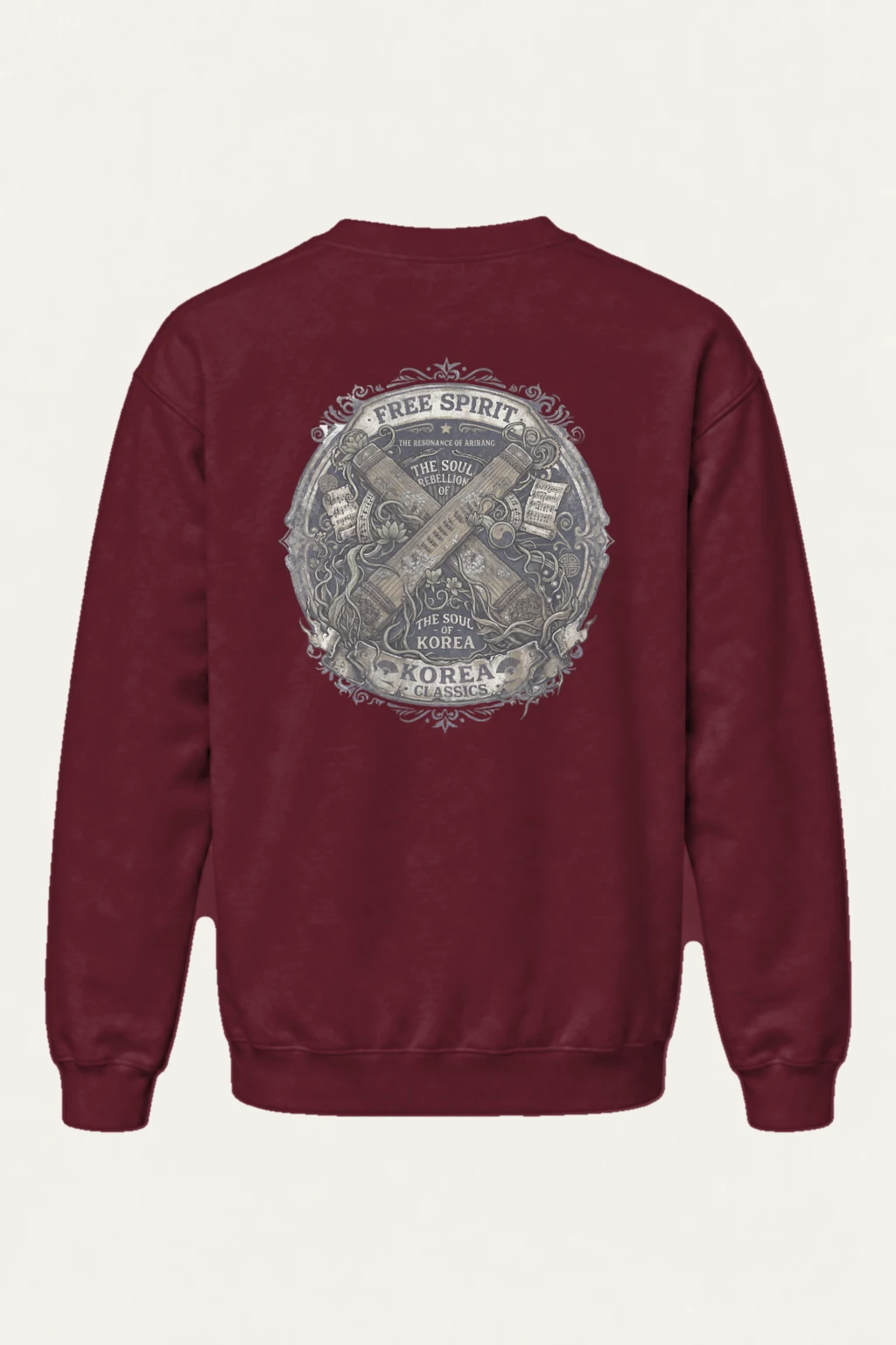 "Resonance Of Arirang" Heavy Blend Unisex Crewneck Sweatshirt | Gildan 18000