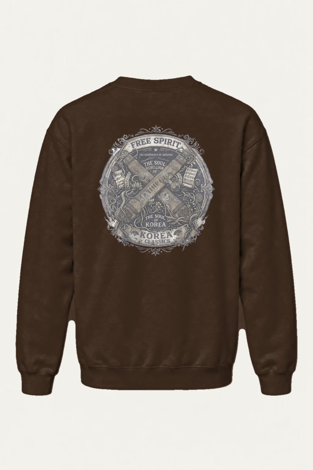 "Resonance Of Arirang" Heavy Blend Unisex Crewneck Sweatshirt | Gildan 18000