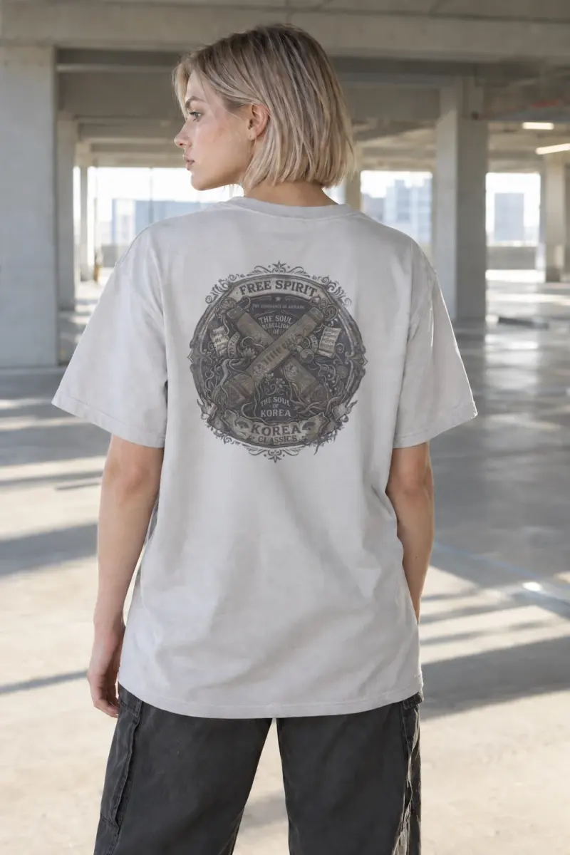 "Resonance of Arirang" Heavyweight Unisex Crewneck T-shirt | Gildan 5000