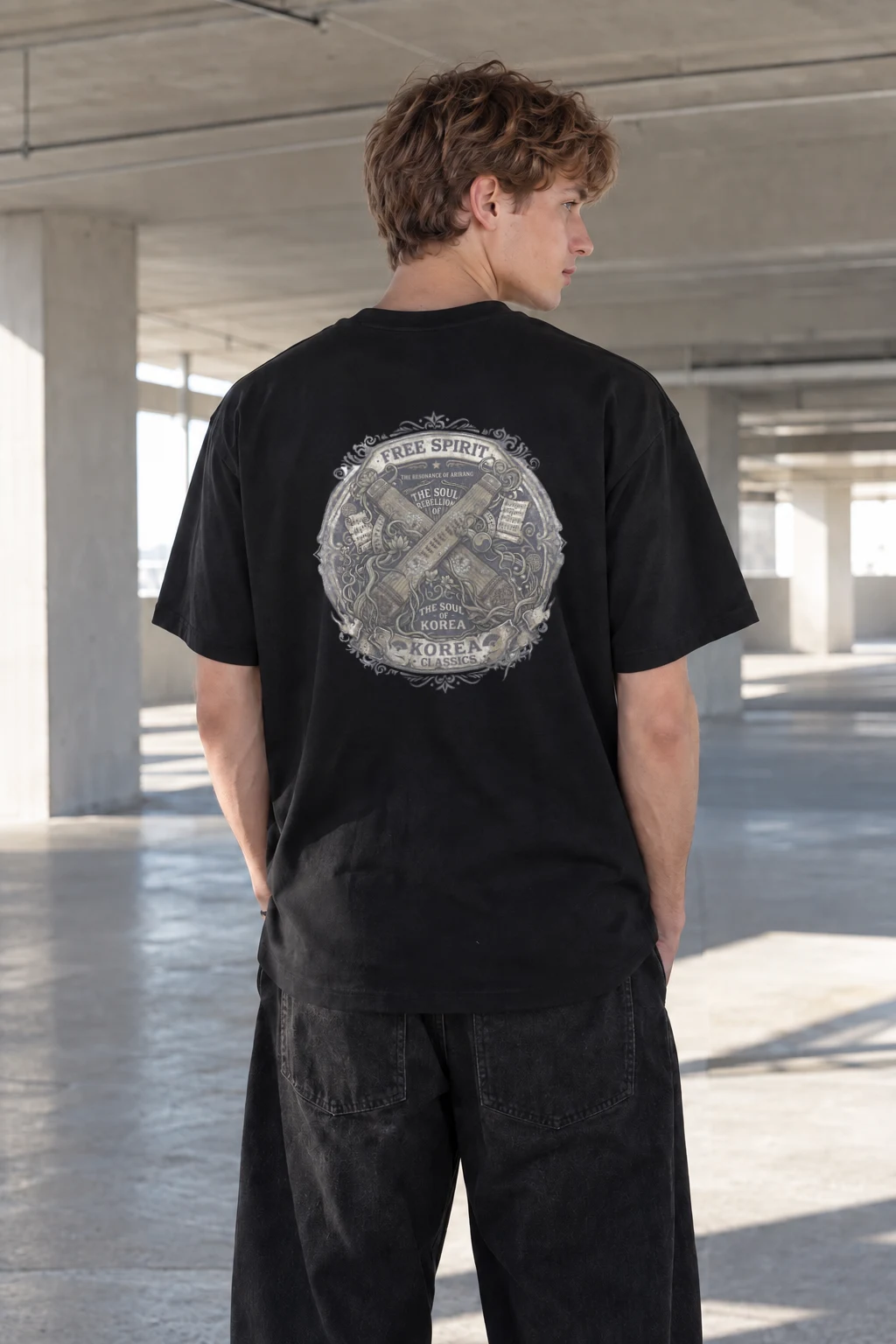 "Resonance of Arirang" Heavyweight Unisex Crewneck T-shirt | Gildan 5000