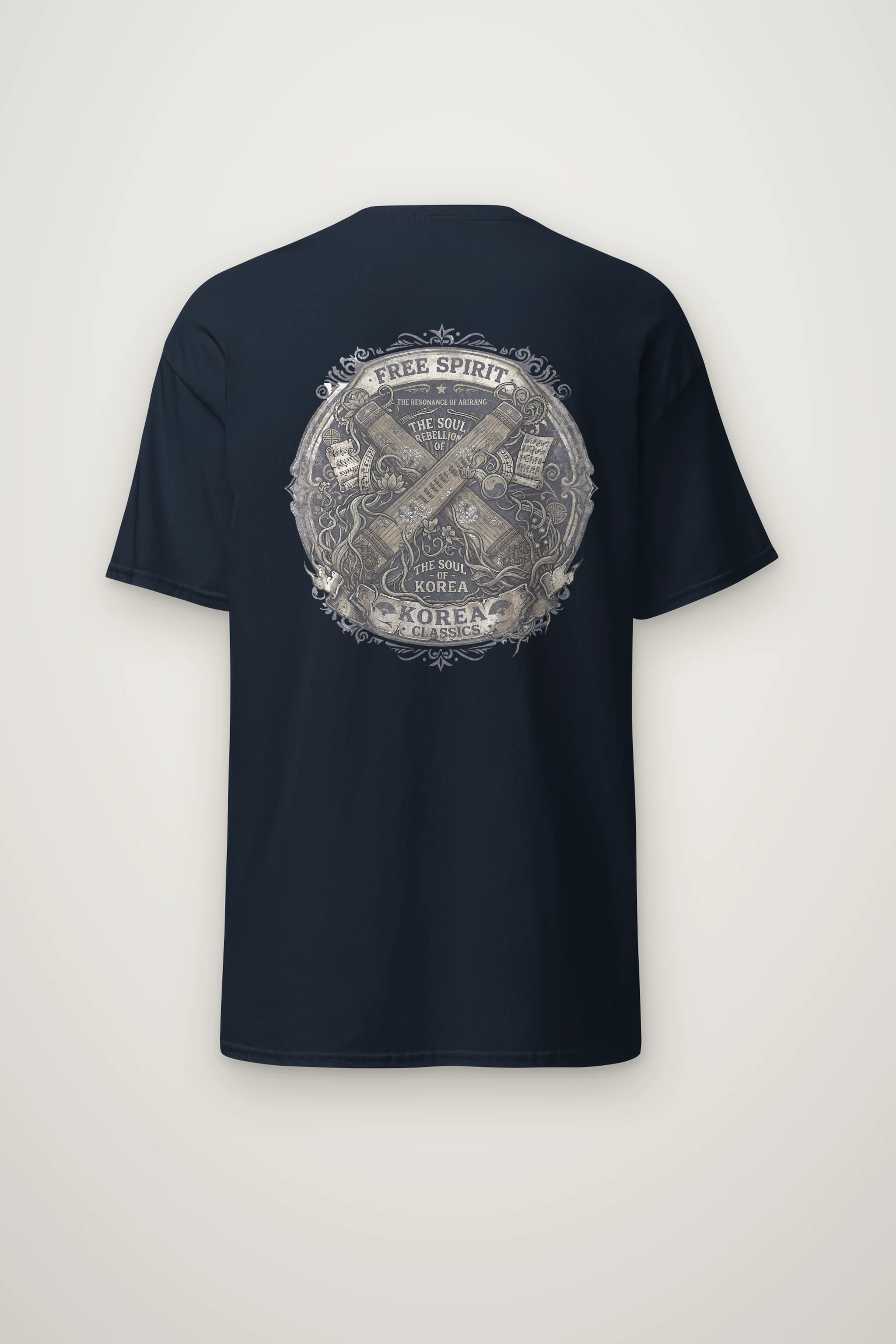 "Resonance of Arirang" Heavyweight Unisex Crewneck T-shirt