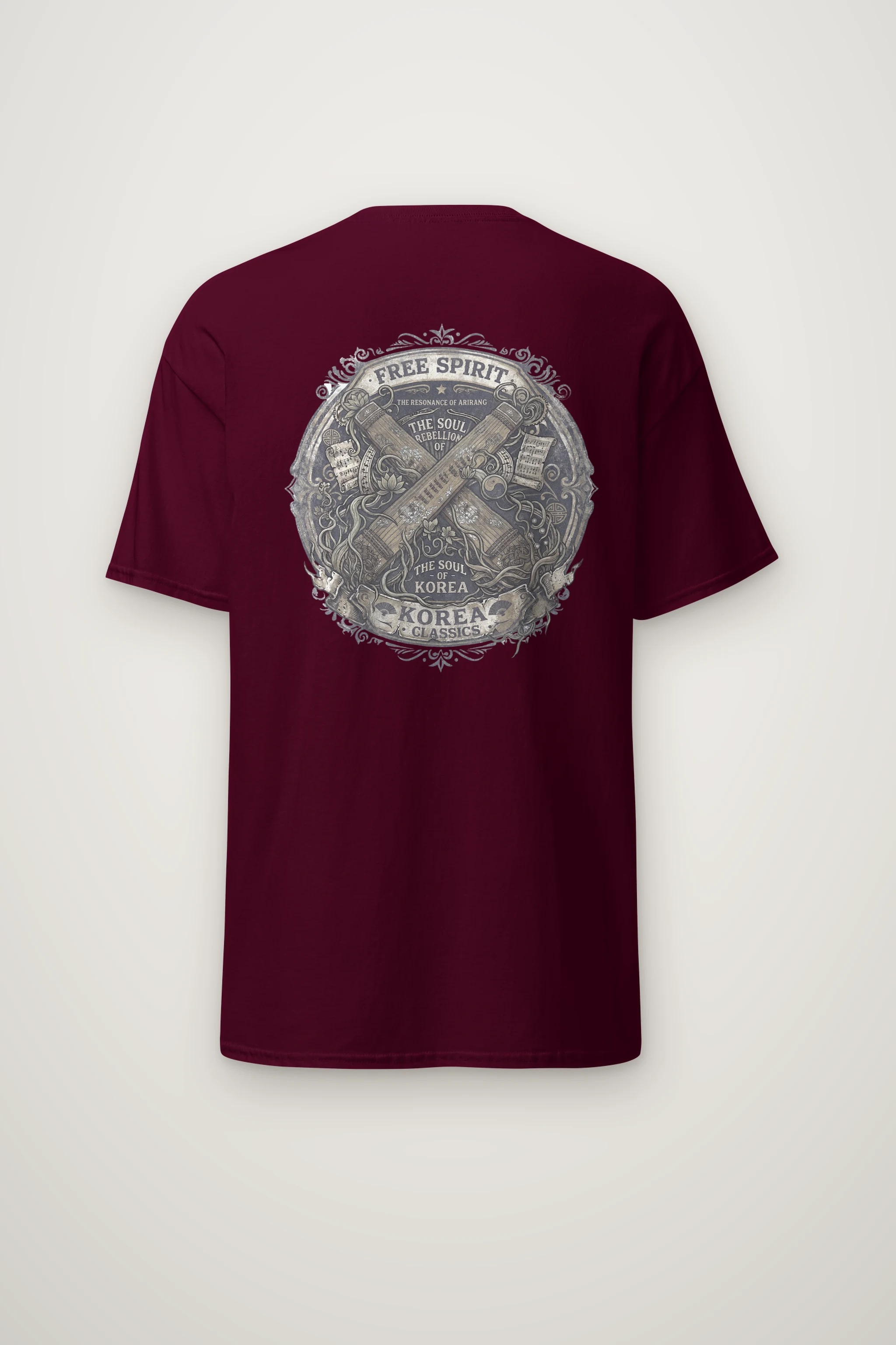 "Resonance of Arirang" Heavyweight Unisex Crewneck T-shirt