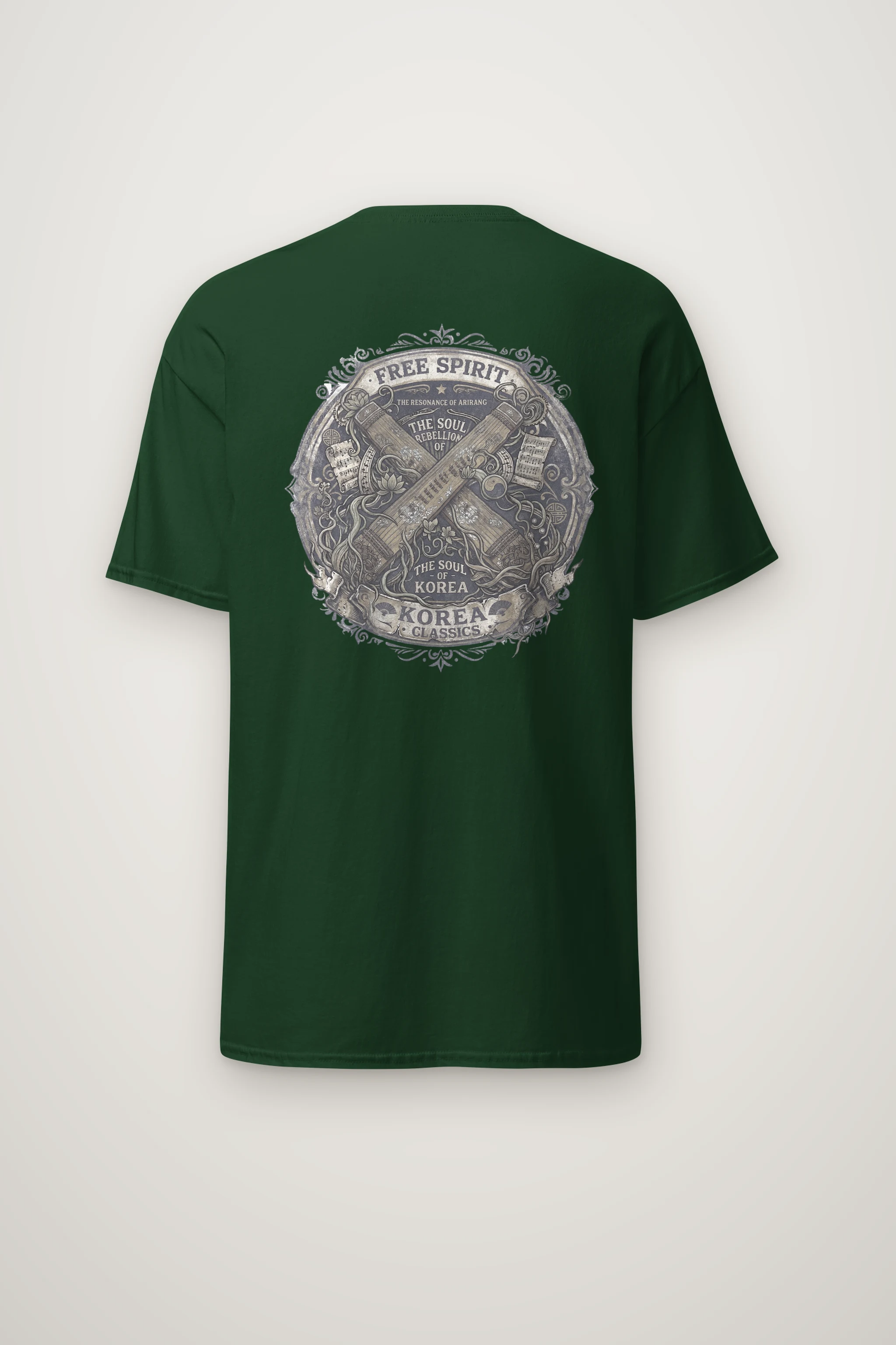 "Resonance of Arirang" Heavyweight Unisex Crewneck T-shirt