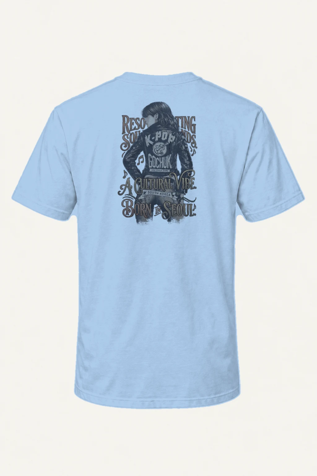 "Resounding Sounds" Heavyweight Unisex Crewneck T-shirt | Gildan 5000