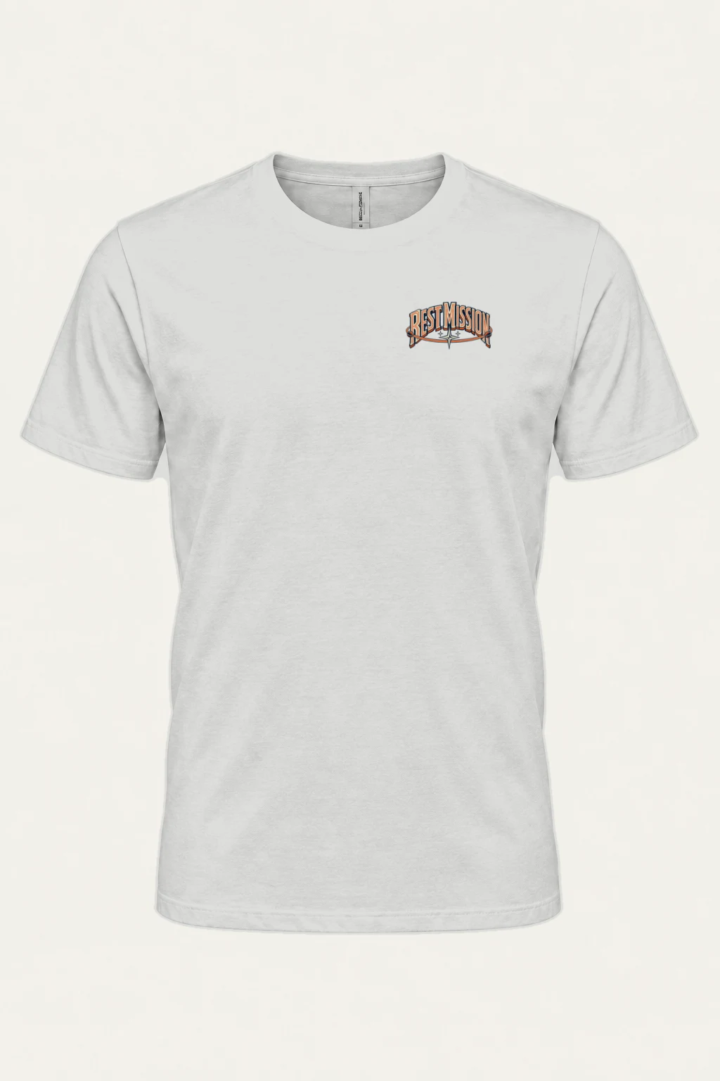 "Rest Mission 02" Heavyweight Unisex Crewneck T-shirt | Gildan 5000