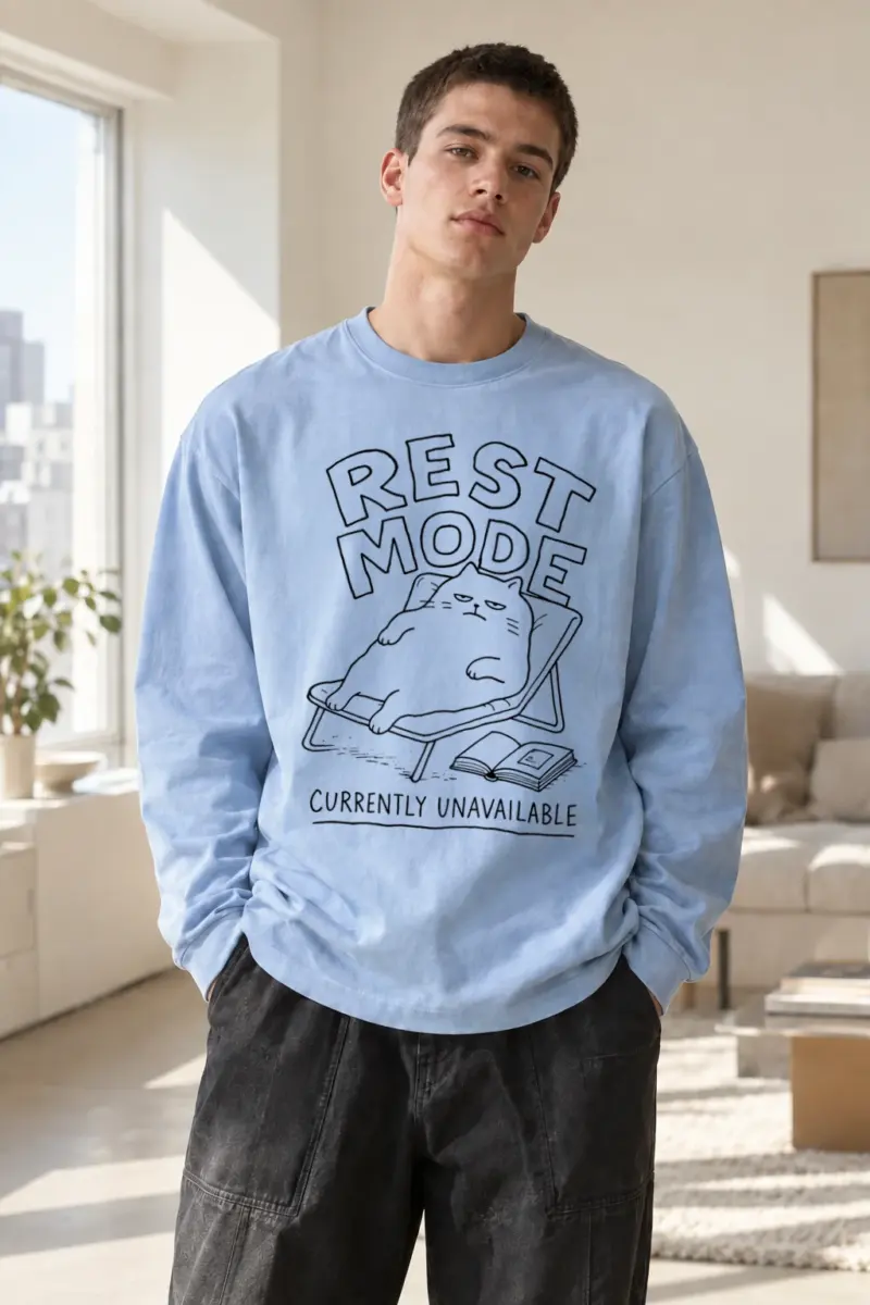 "Rest Mode Currently Unavailable" Unisex Longsleeve T-shirt | Gildan 2400