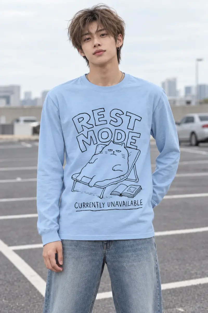 "Rest Mode Currently Unavailable" Unisex Longsleeve T-shirt