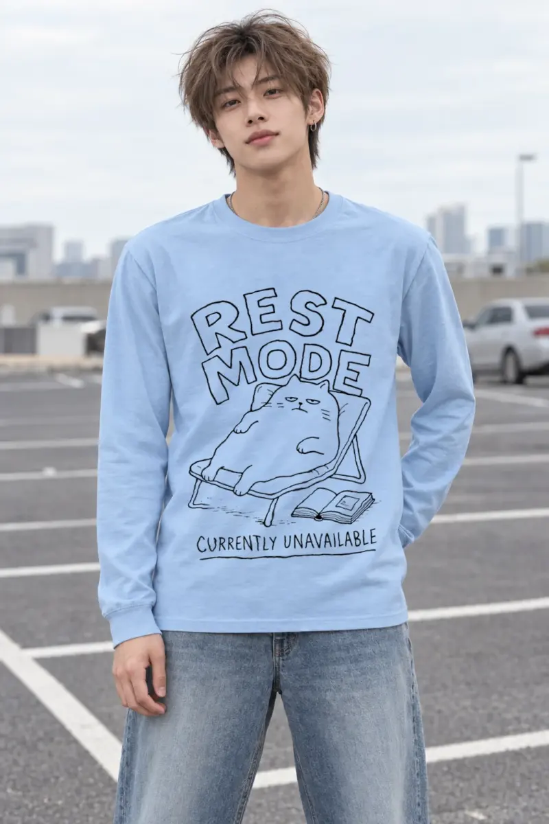 "Rest Mode Currently Unavailable" Unisex Longsleeve T-shirt