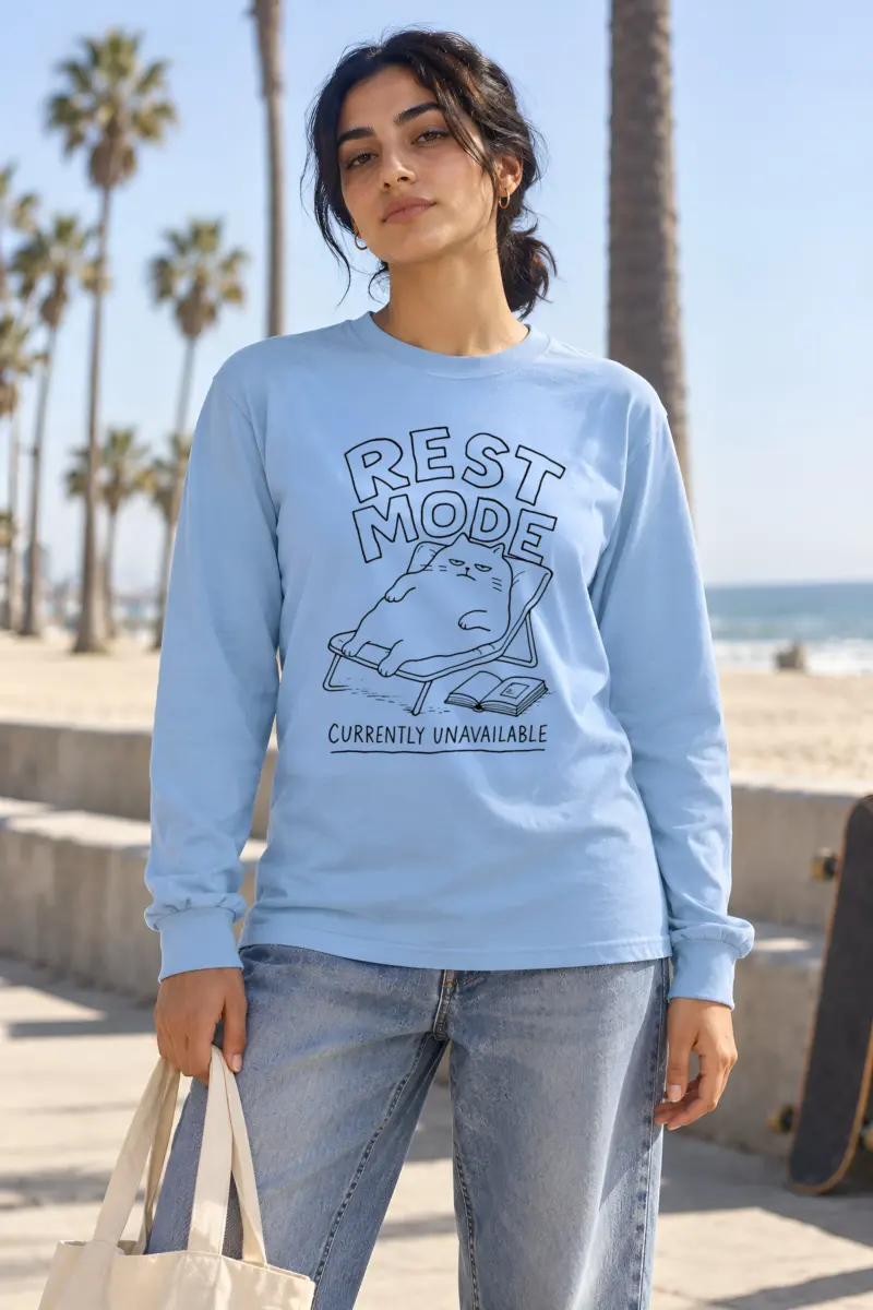 "Rest Mode Currently Unavailable" Unisex Longsleeve T-shirt