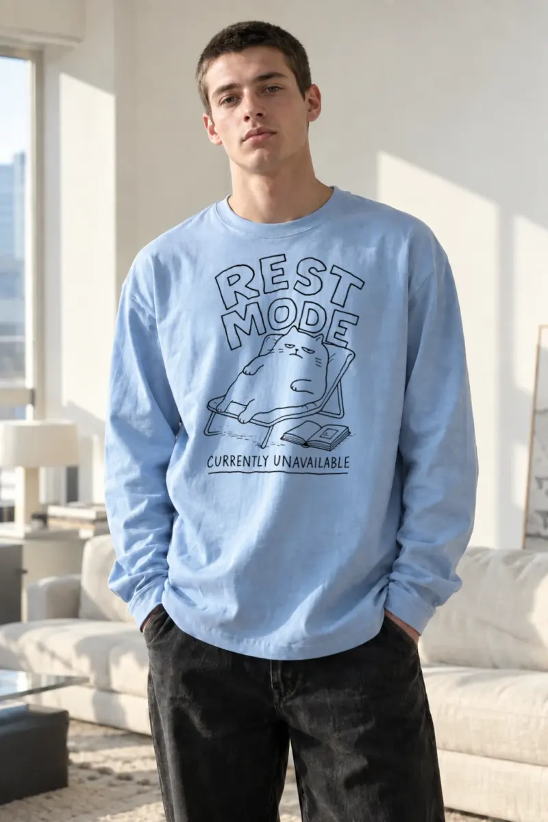 “Rest Mode Currently Unavailable” Unisex Longsleeve T-shirt | Gildan 2400