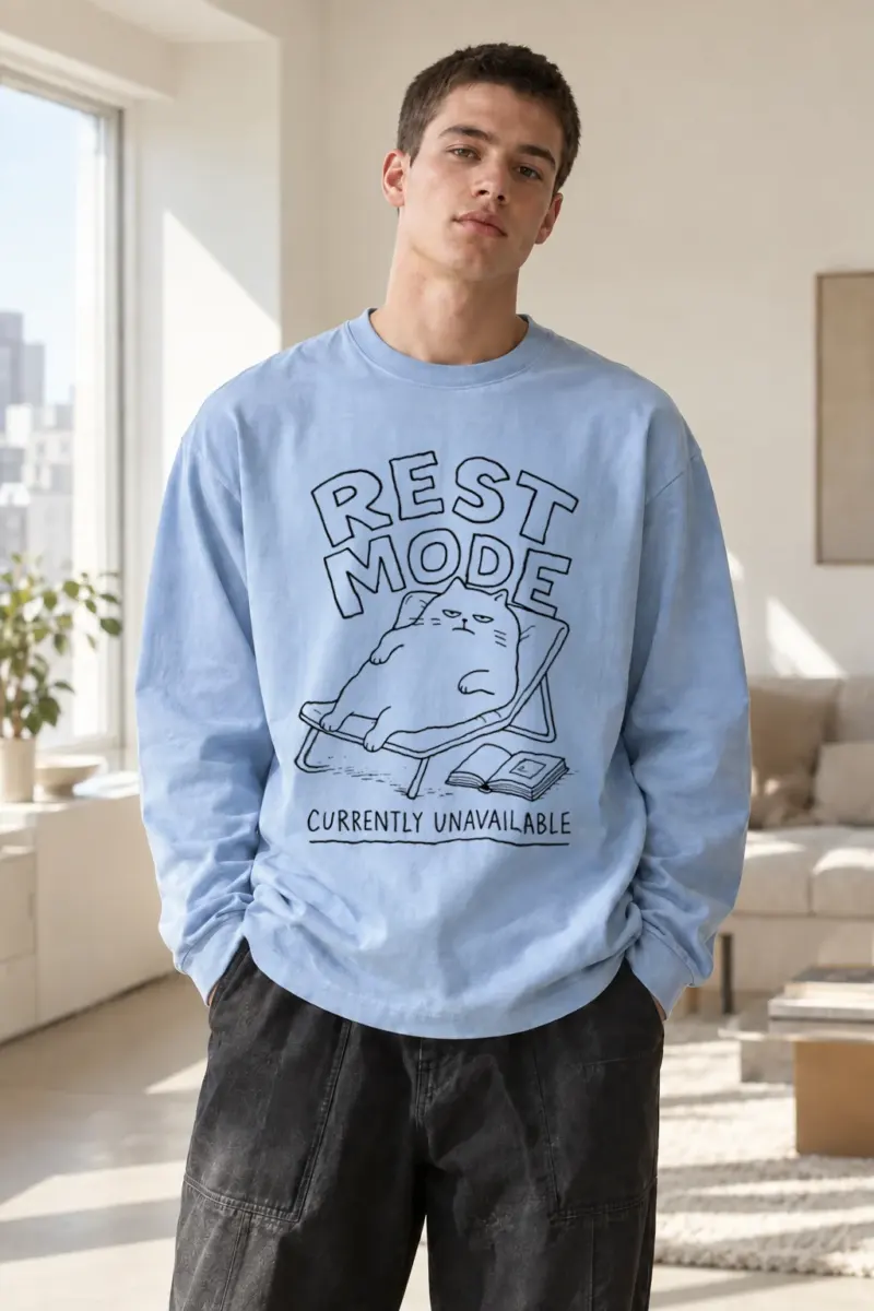 "Rest Mode Currently Unavailable" Unisex Longsleeve T-shirt | Gildan 2400