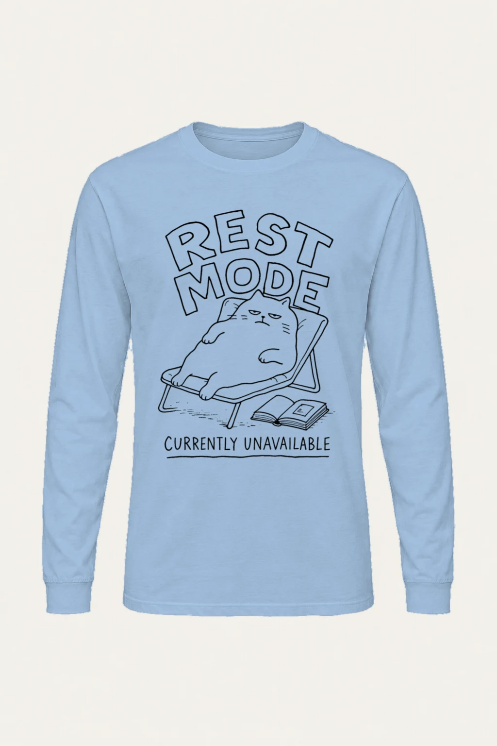 "Rest Mode Currently Unavailable" Unisex Longsleeve T-shirt | Gildan 2400